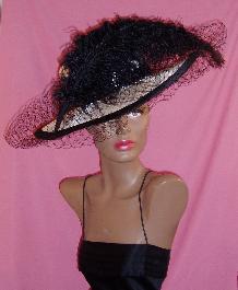 picture hat ostrich plume feather